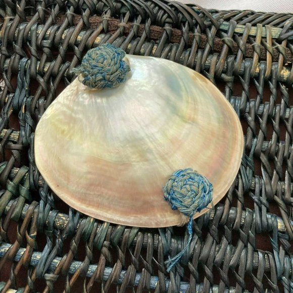 Mister Ernest Woven Clutch hand bag Straw? Rattan? - Picture 3 of 9